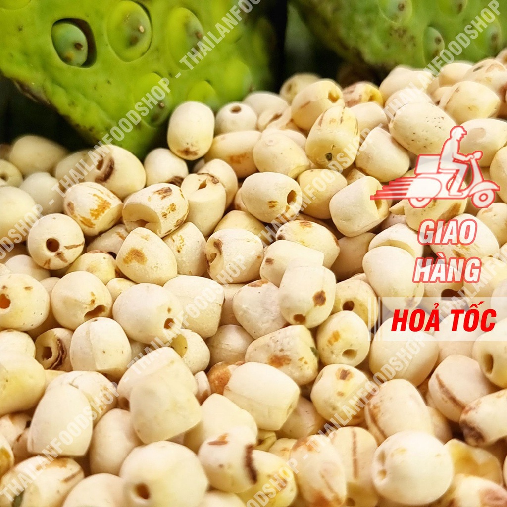 Hạt Sen Sấy Khô Đồng Tháp ( 100% Hạt Sen Tự Nhiên ) - Túi 500Gram