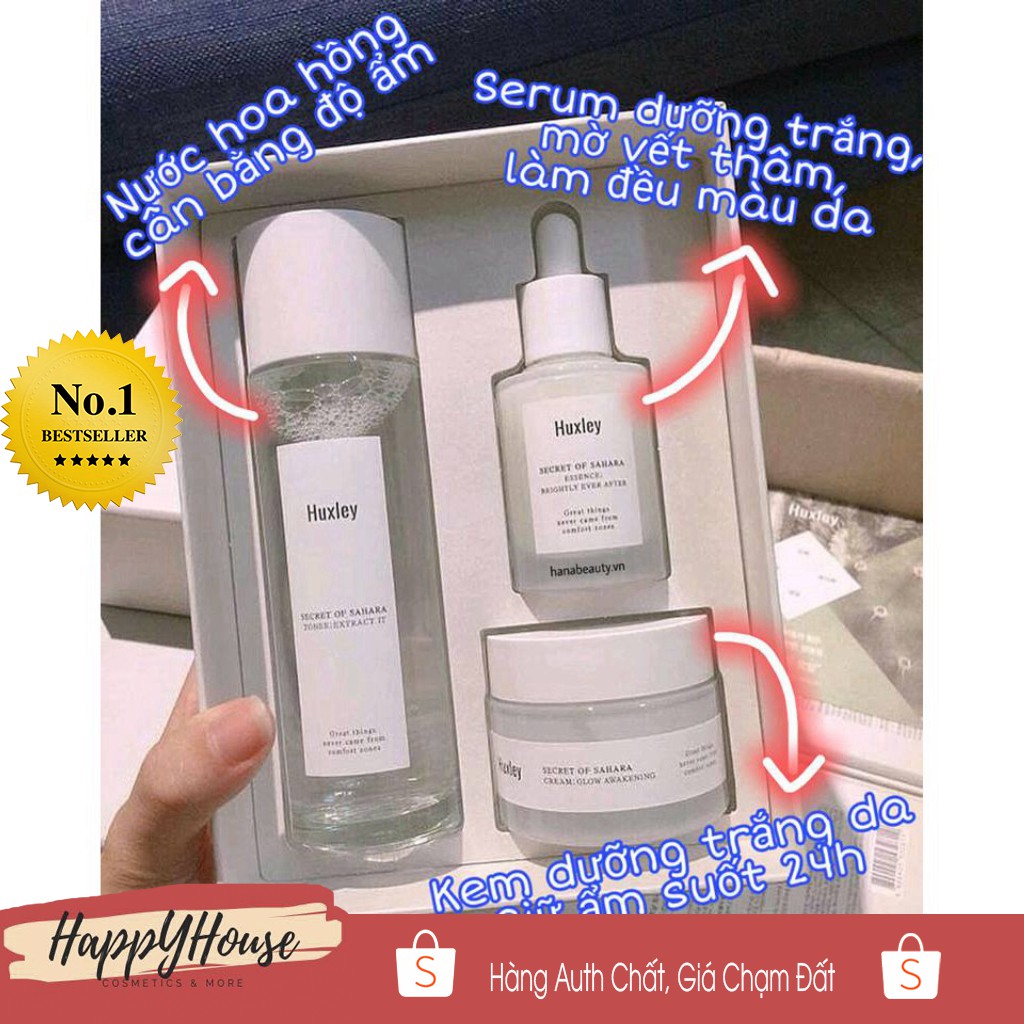 Set Dưỡng Trắng Da Cao Cấp Huxley