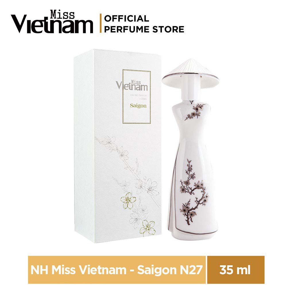 Nước hoa Miss Việt Nam – Saigon N27 gốm sứ trắng