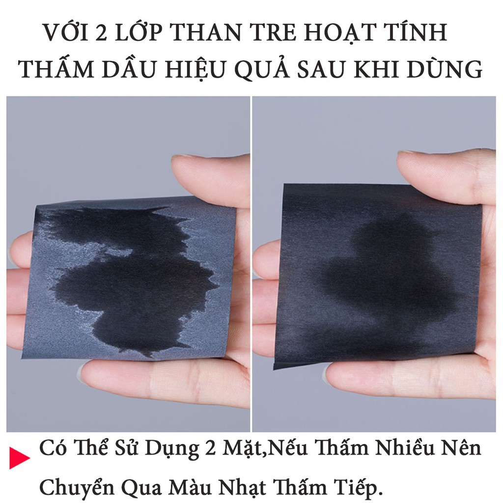 Giấy Thấm Dầu Da Mặt Nam & Nữ BLUEMAN Giảm Nhờn Ngừa Mụn 100 tờ/hộp