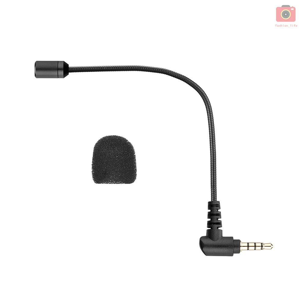 Micro mini thu âm BOYA BY-UM4 thân mic linh hoạt tích hợp kết nối 3.5mm TRRRS cho máy tính