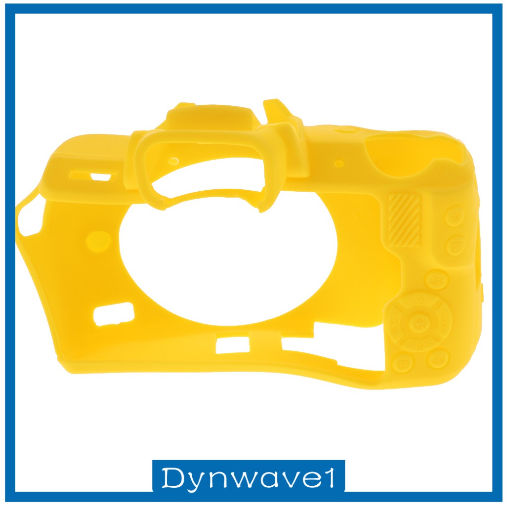 Ốp Máy Ảnh Kỹ Thuật Số Bằng Cao Su Silicone Mềm Màu Đen Cho Canon EOS M50 Dynwave1