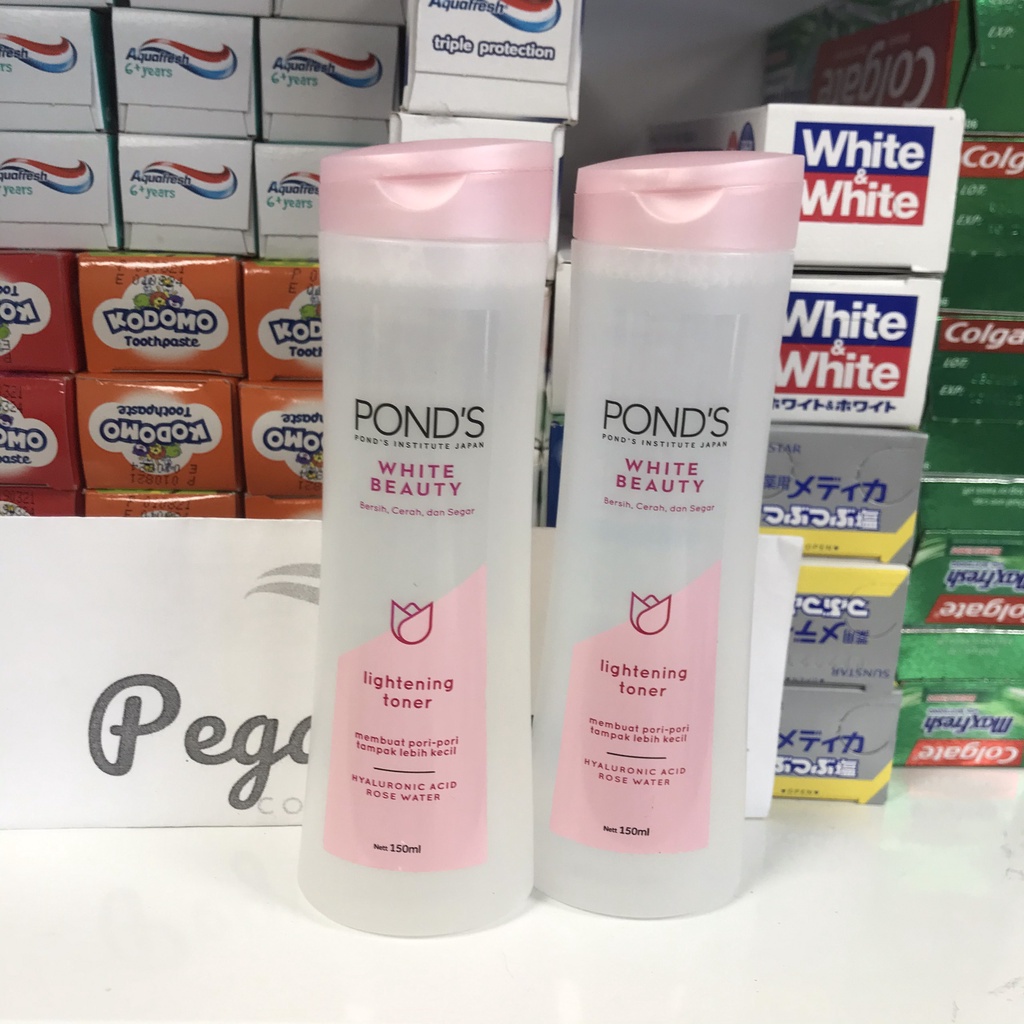 PONDS nước hoa hồng 150ml  - toner Pond s dưỡng Trắng Da White Beauty Lightening