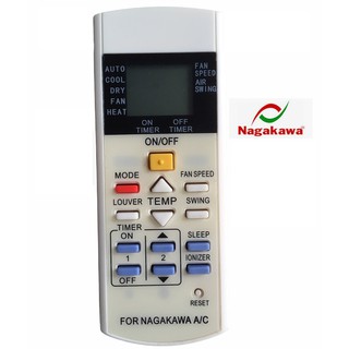 Điều khiển điều hòa Nagakawa,Remote điều hòa Nagakawa