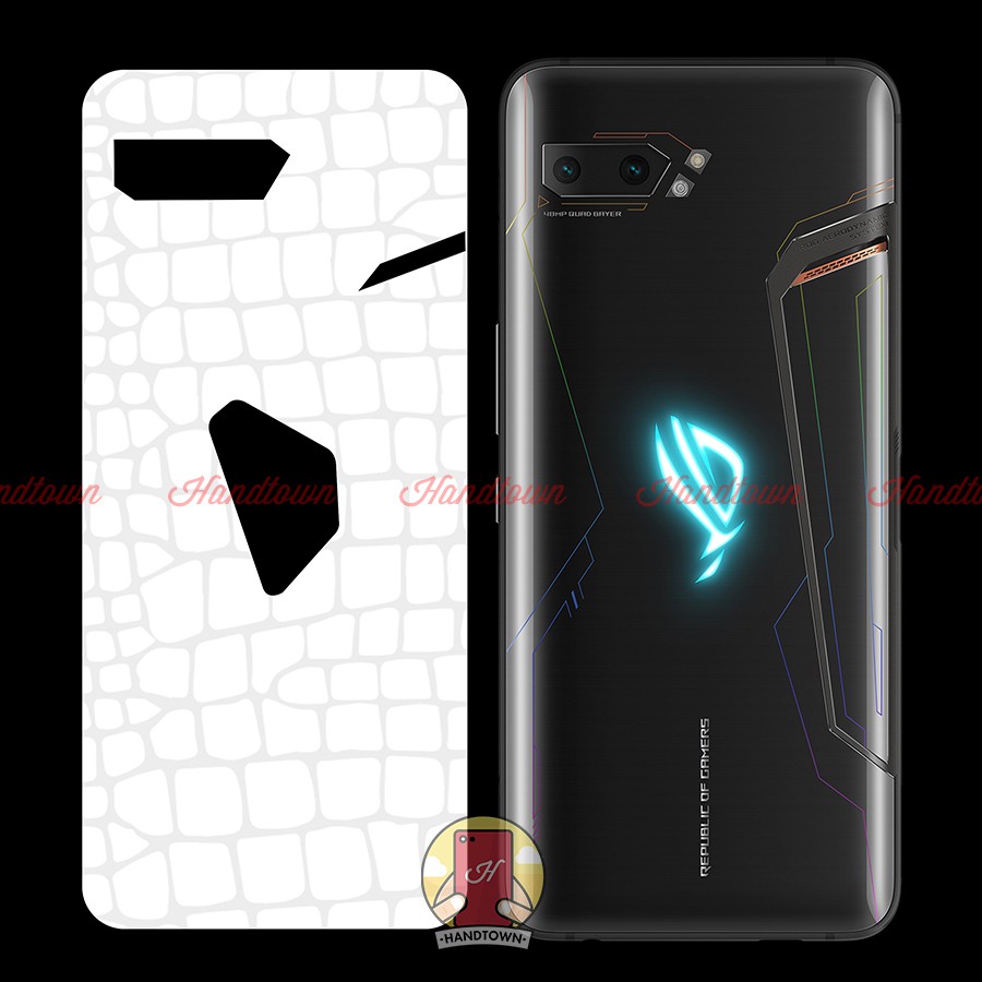 Miếng Dán PPF Mặt Lưng Asus ROG Phone II ZS660KL ROG Phone 2 Cường Lực Dẻo Vân Cá Sấu / Hiệu Ứng Cầu Vồng / Trong Suốt