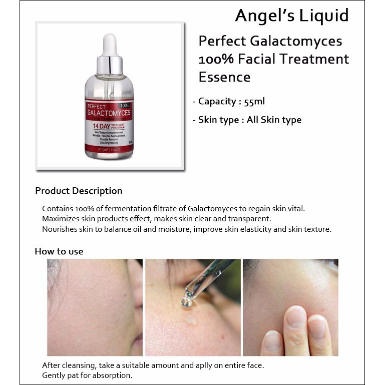 [GỐC 490k]NƯỚC THẦN DƯỠNG DA ANGEL'S LIQUID PERFECT GALACTOMYCES 14 DAYS TREATMENT ESSENCE | BigBuy360 - bigbuy360.vn