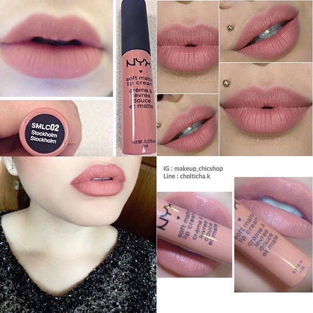 Son NYX Soft Matte Lip Cream - SMLC 02 Stockholm - màu nude