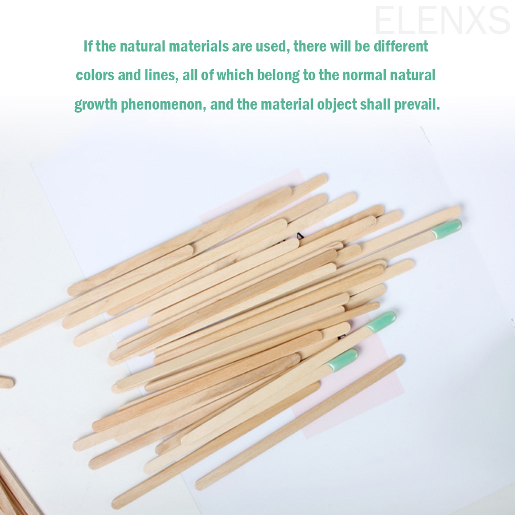 [Hàng mới về] Set 10 que gỗ wax lông dùng 1 lần tiện dụng
