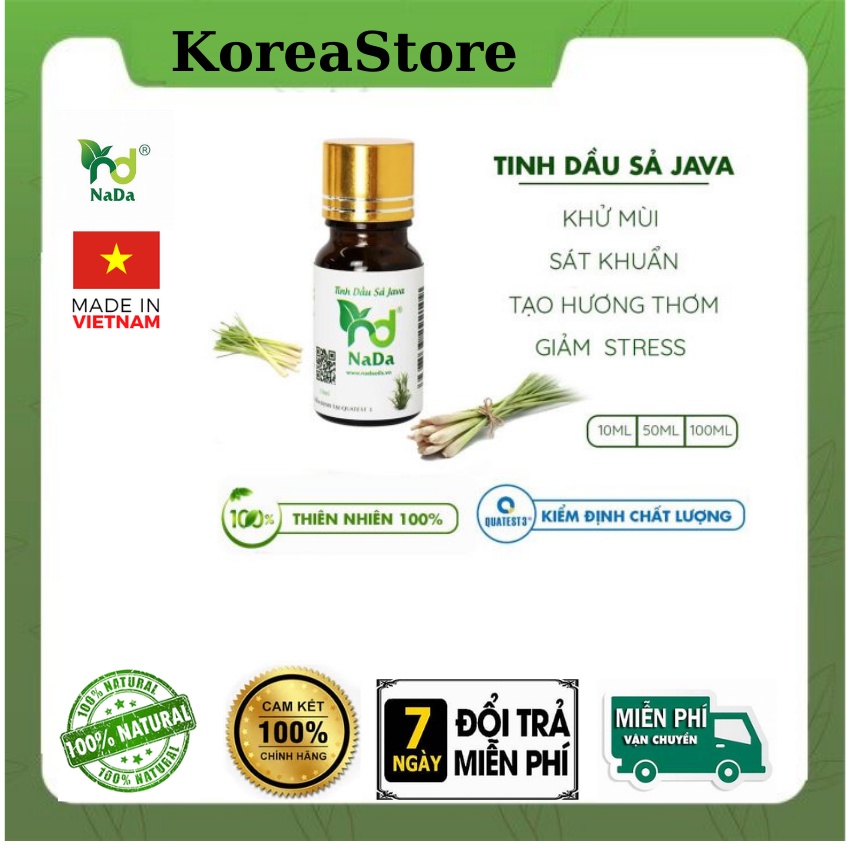 Tinh dầu sả  nguyên chất Nada