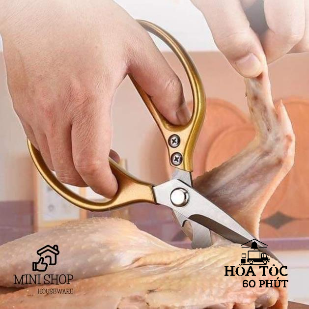 Kéo Nhật Kapusi Lưỡi Thép SK-5 Cắt Tất Cả Các Loại Xương Gà Vịt