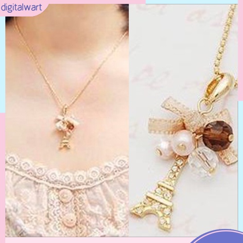 Dây chuyền mặt hình tháp Eiffel cho nữ