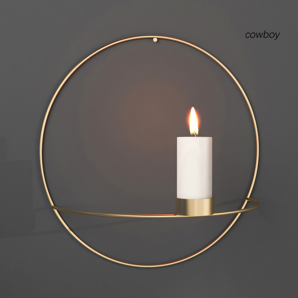 COB|Candle Holder Geometric Nordic Minimalist Style Golden Color Tea Light for Home