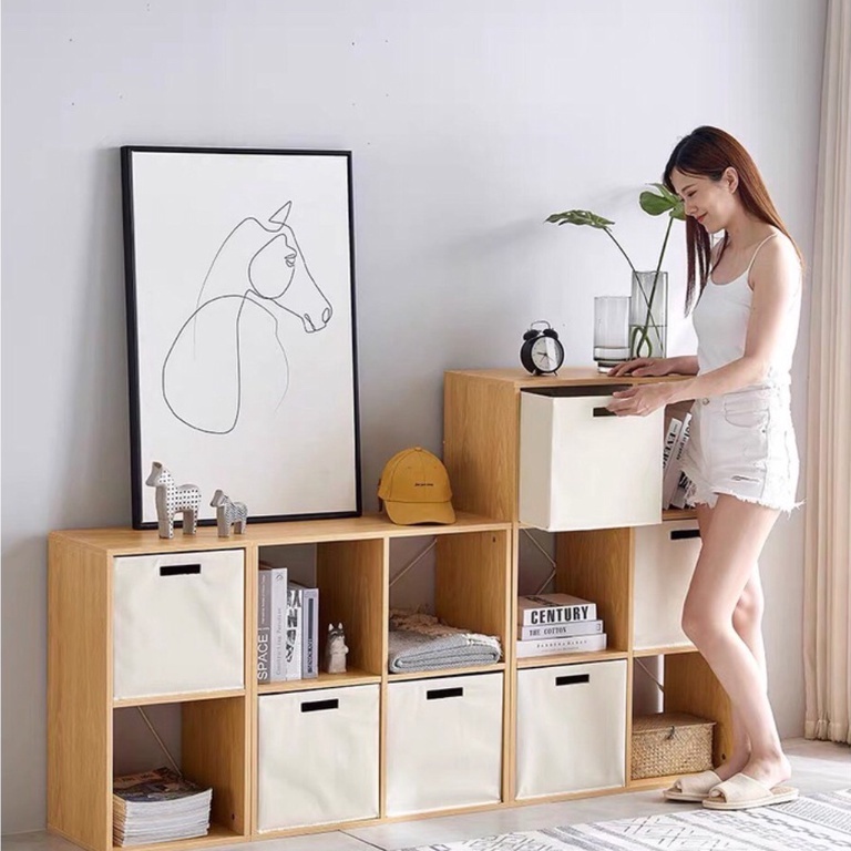 FREE SHIP Kệ gỗ tổ ong đa năng, dùng làm kệ để đồ, phong cách mới hiện đại, dễ dàng lắp đặt, kích thước đa dạng