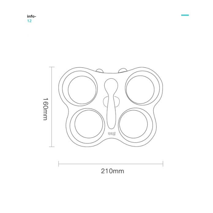 Set hộp AAG cao cấp trữ đông, trữ đồ ăn dặm thức ăn cho bé, có kèm thìa, dùng được trong lò vi sóng