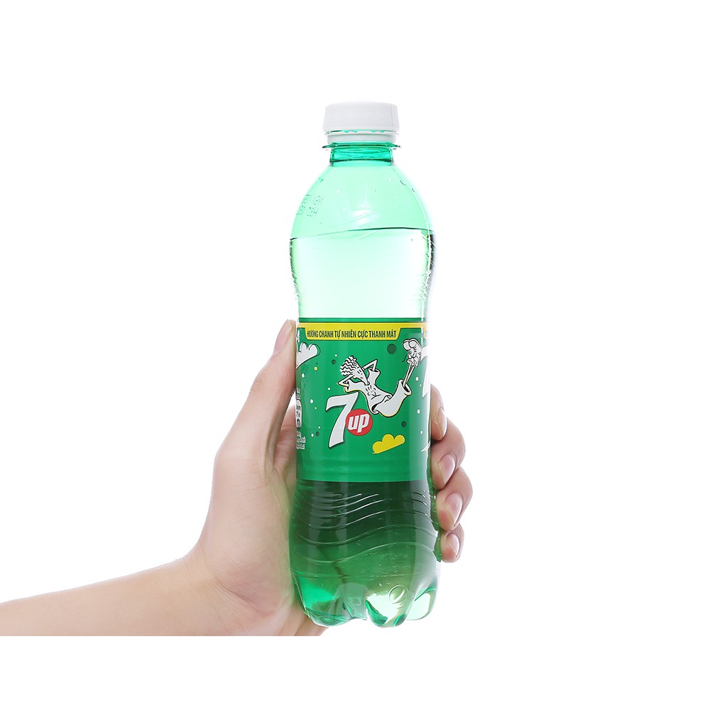 Thùng 24 chai nước ngọt 7Up vị chanh 390ml  [HSD:12.2020]