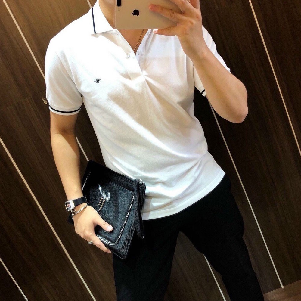 Áo Phông Nam Có Cổ Thêu Ong GC Polo Tay ngắn đẹp Thời Trang Cao Cấp - LEGEND SNEAKERS MD24 | BigBuy360 - bigbuy360.vn