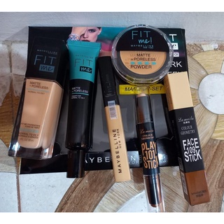 Image of Paket Kosmetik Maybelline 6 In 1 / Paket Makeup  Set Varian Lengkap