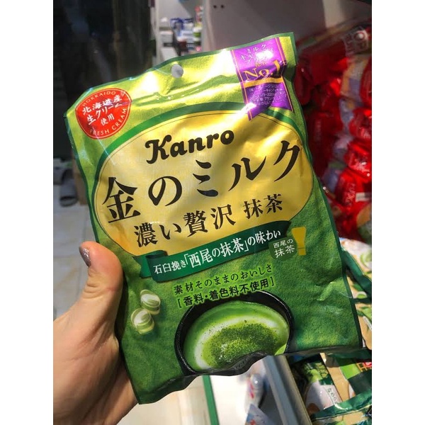 Kẹo kanro vị trà xanh 80g Nhật Bản