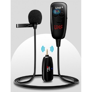 Micro thu âm không dây mega uhf cài áo mega uhf