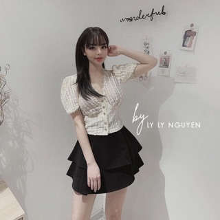 Quần giả váy 2 tầng xinh iu