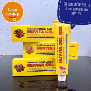 Gel dinh dưỡng Thức ăn bổ sung vitamin khoáng cho chó mèo - VMD Nuvita 120g