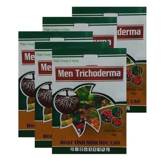 [HÀNG CHÍNH HÃNG] Phân bón Men Trichoderma Men Trichoderma - Nấm Vi Sinh (Bao 1 Kg)