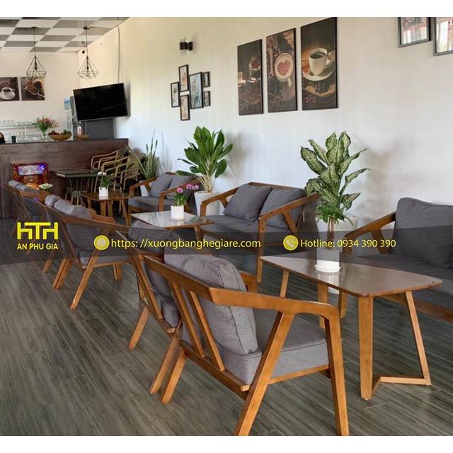 GHẾ SOFA ĐÔI CAFE SF02B GIÁ RẺ