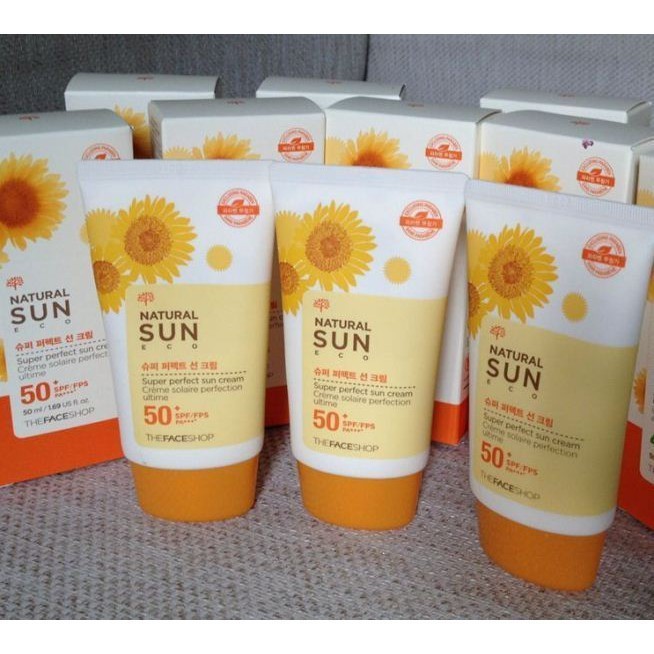 Kem Chống Nắng Super Perfect Sun Cream SPF50+ Hàn Quốc 50ml