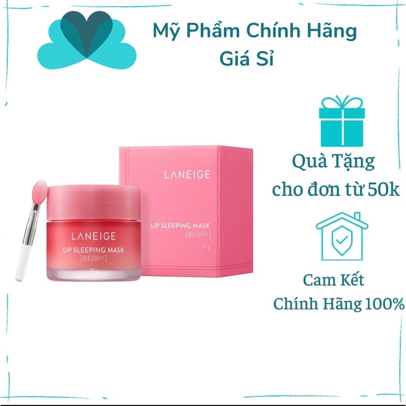 Mặt Nạ Ngủ Dưỡng Ẩm Môi Và Phục Hồi Môi Thâm Laneige Lip Sleeping Mask (Berry) 20g