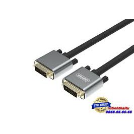 CÁP DVI DÀI 1,5M dây dù loại tốt.UNITEK (Y-C 208DGY)