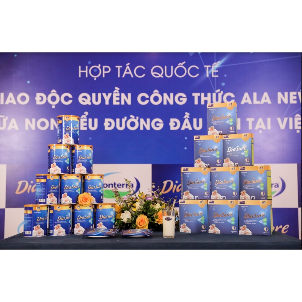 Combo 2 lon sữa Dia Sure 850g cho người tiểu đường - cân bằng đường huyết, hỗ trợ ăn ngủ ngon, tăng cường sức khỏe