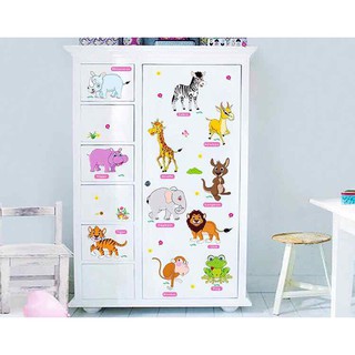 Decal dán tường hình thú