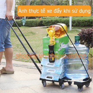 Xe Đẩy Hàng Khung thép chắc chắn tải trọng 180kg 4 BÁNH