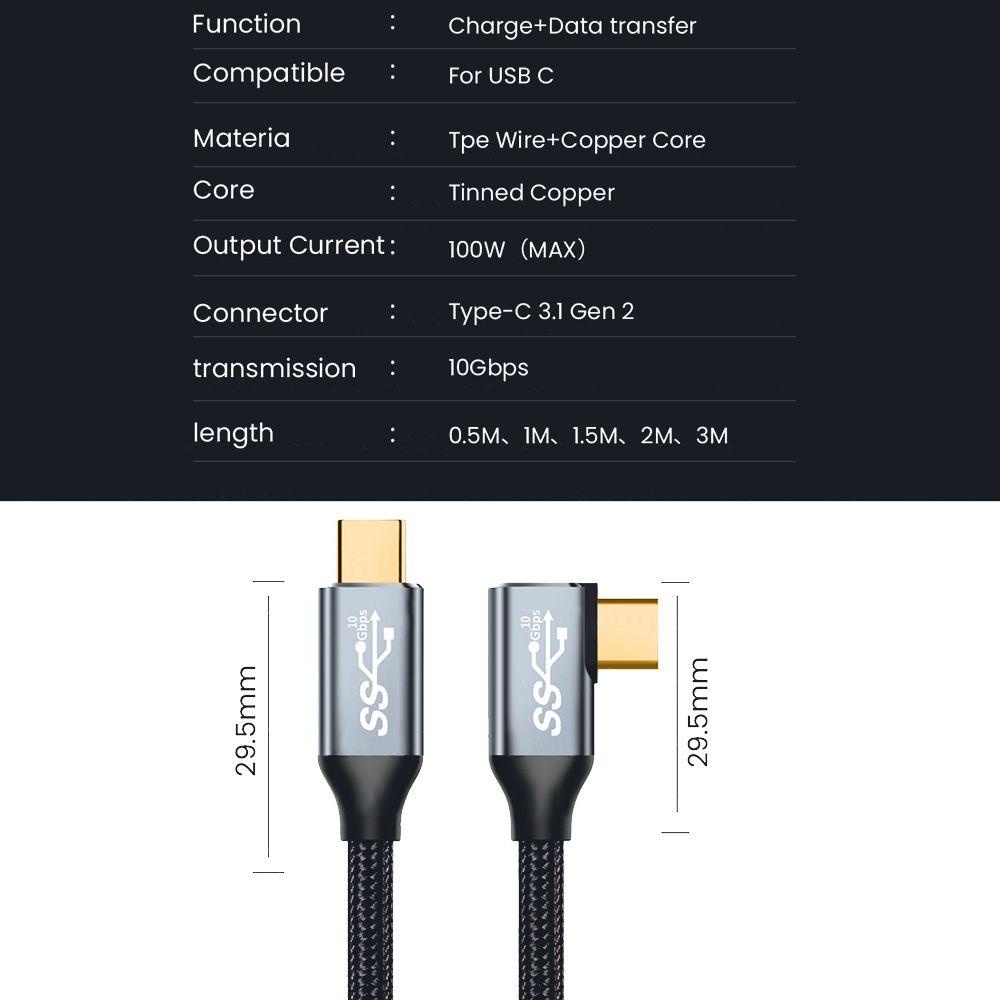 BTLIMER Cáp Sạc Nhanh Type C 100W 4K 60HZ Cho Laptop
