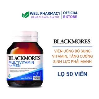 Viên bổ sung sinh lực sức khoẻ phái mạnh Hãng Blackmores( lọ 50 viên)