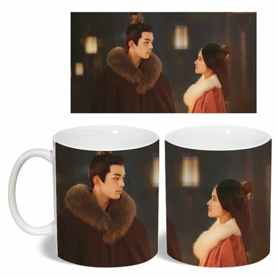 Ly cốc sứ IN HÌNH Tinh hà xán lạn Triệu Lộ Tư Ngô Lỗi phim cổ trang hoa ngữ  tiện lợi