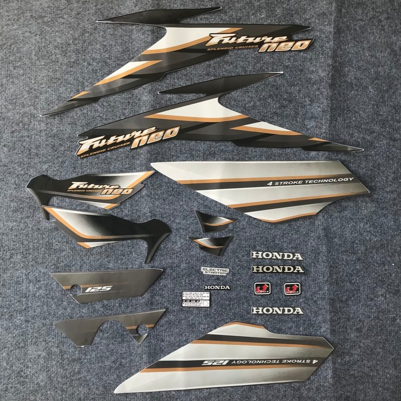 [CỰC RẺ]  Tem rời full xe FUTURE NEO màu đen đỏ