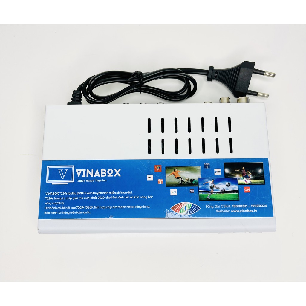 Đầu thu DVBT2 – VINABOX T220s Truyền Hình Số Mặt Đất Miễn Phí