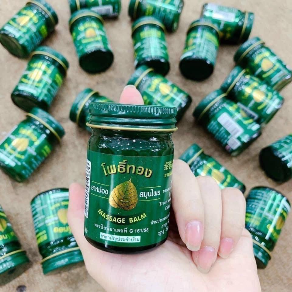Dầu Cù Là Lá Bồ Đề Massage Balm Thái Lan Lọ 15g Giảm Phong Thấp Mỏi Vai Gáy