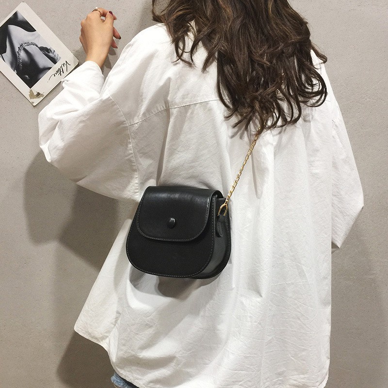 Túi xách nữ đeo chéo mini ulzzang giá rẻ đẹp thời trang dáng tròn siêu xinh Qyana Store TX30