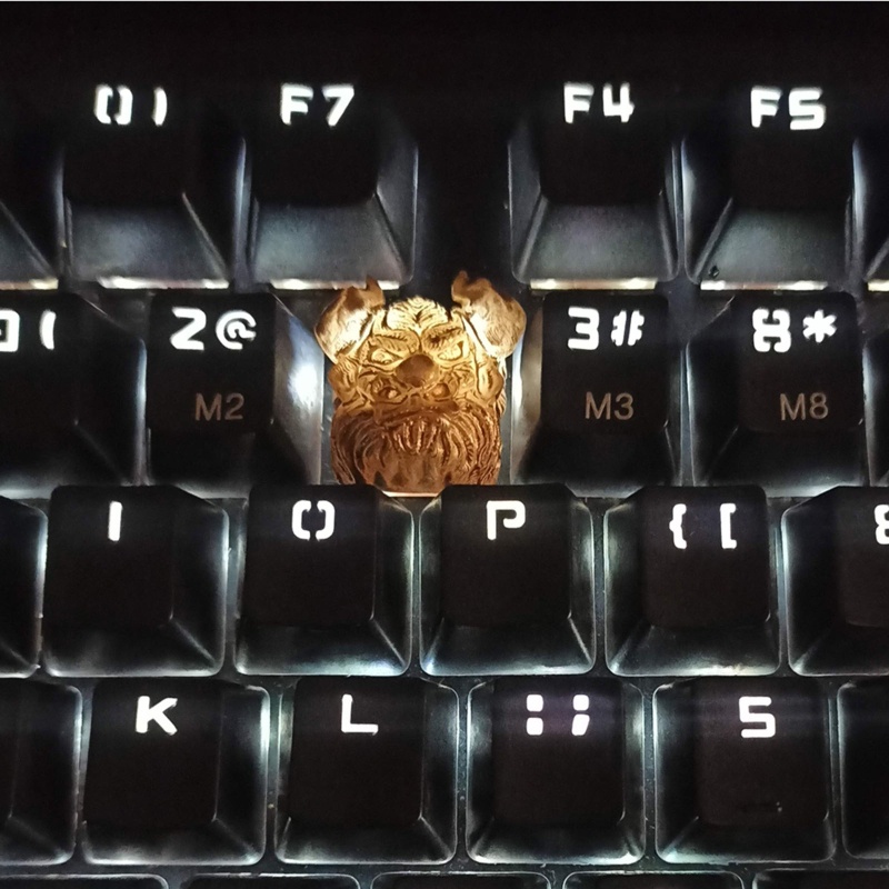 Nút Bàn Phím Cơ ESC Bằng Nhựa Resin In Hình Đầu Bò Mojito DIY