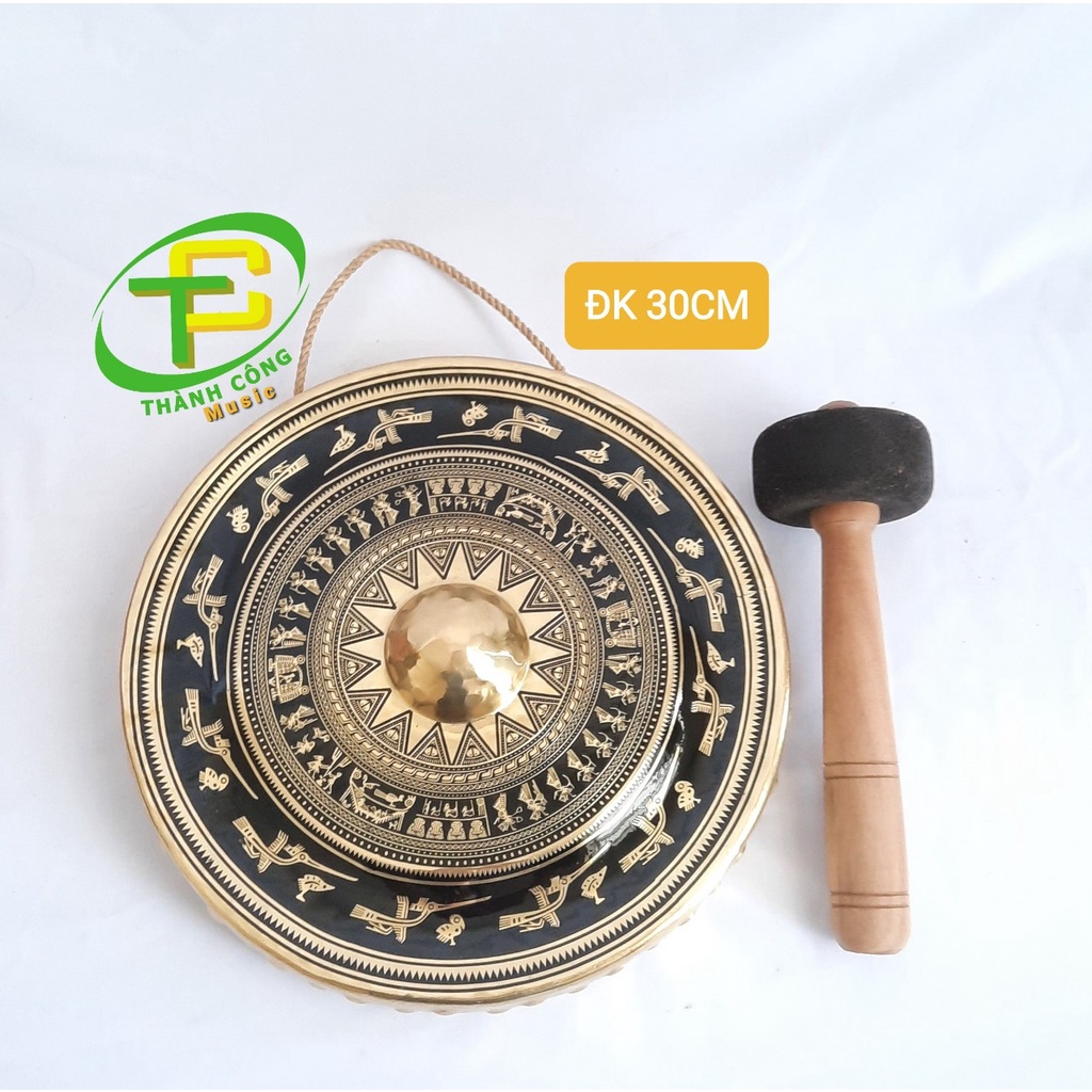 Cồng chiêng chạm hoa văn | Nhạc Cụ Yamaha