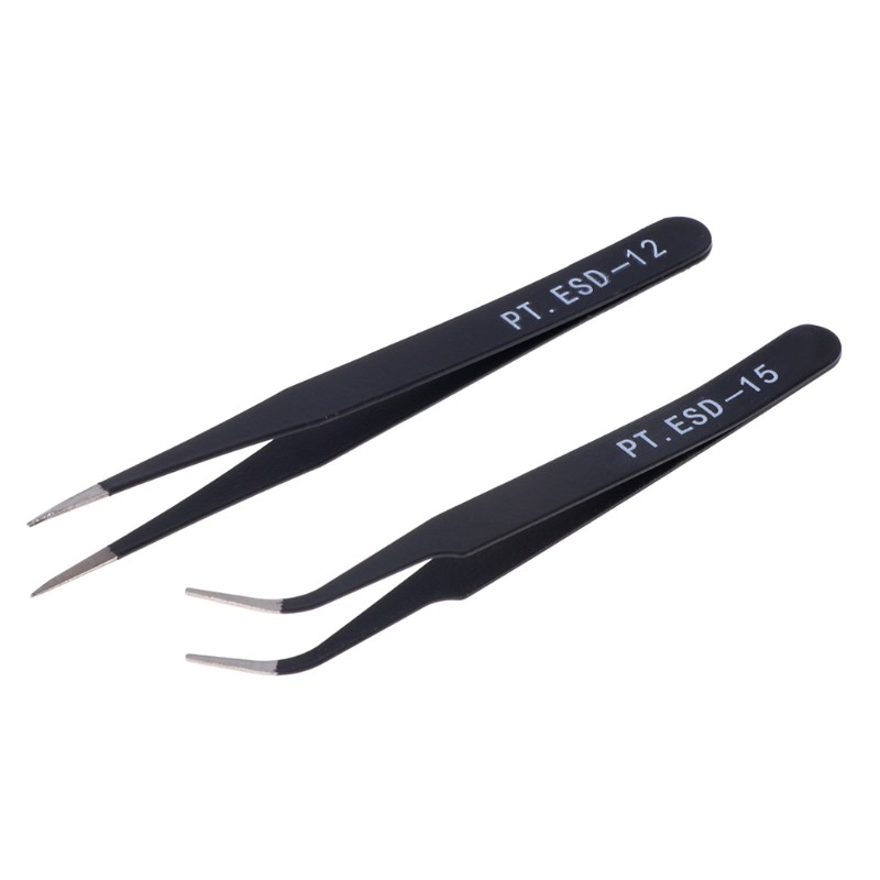 [Hàng mới về] Set 2 nhíp nối mi bằng thép không gỉ chất lượng cao