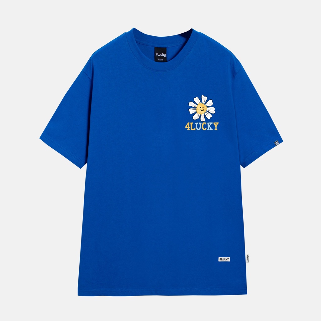 Áo thun unisex nam nữ 4Lucky 6045 - form rộng oversize streetwear