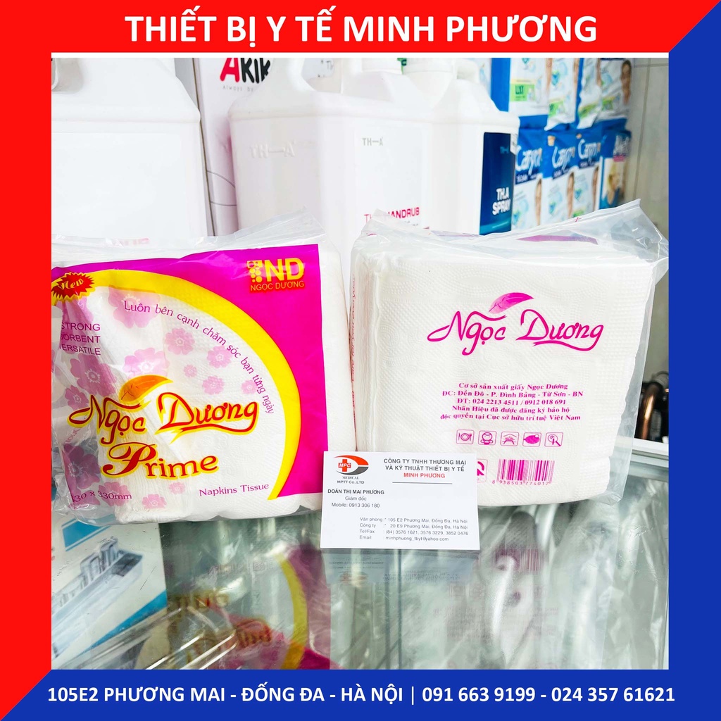 Khăn giấy vuông Ngọc Dương Prime giá rẻ