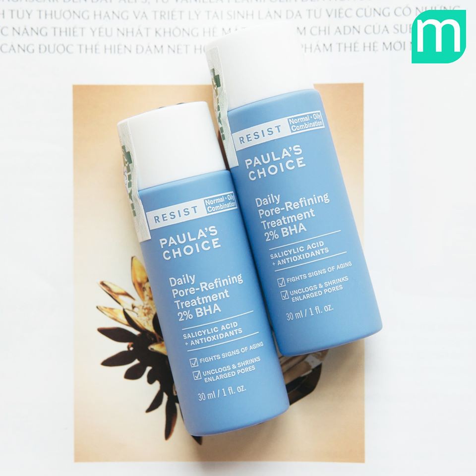 Tẩy da chết hóa học Paula’s Choice RESIST Daily Pore-Refining Treatment 2% BHA 30ml