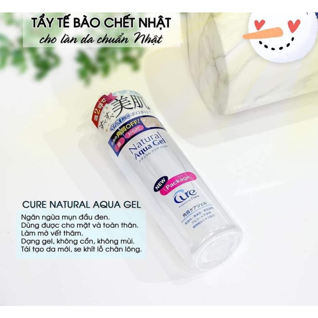 Tẩy da chết Cure Natural Aqua Gel nội địa Nhật Bản - 250ml