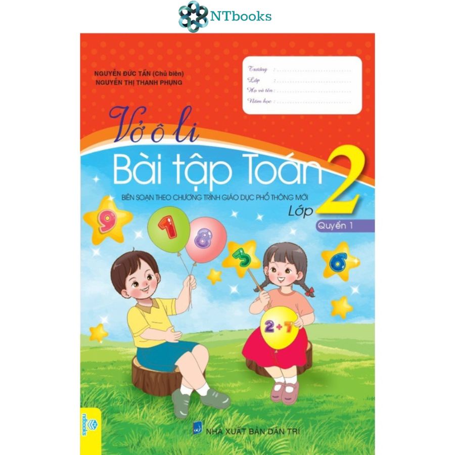 Sách Vở Ô Li Bài Tập Toán 2 Quyển 1 (Biên Soạn theo chương trình Giáo dục phổ thông mới)