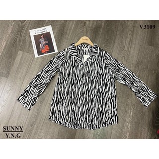 Áo sơ mi hoạ tiết (ảnh thật)