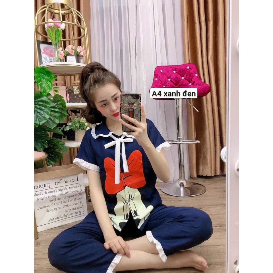 [ Mã A4] set bộ ngủ hoạt hình chuột dễ thương thương mời chị em | BigBuy360 - bigbuy360.vn